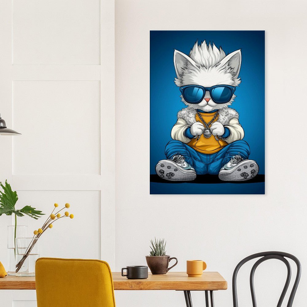 Cool Cat in Shades Canvas - ROMAG Store