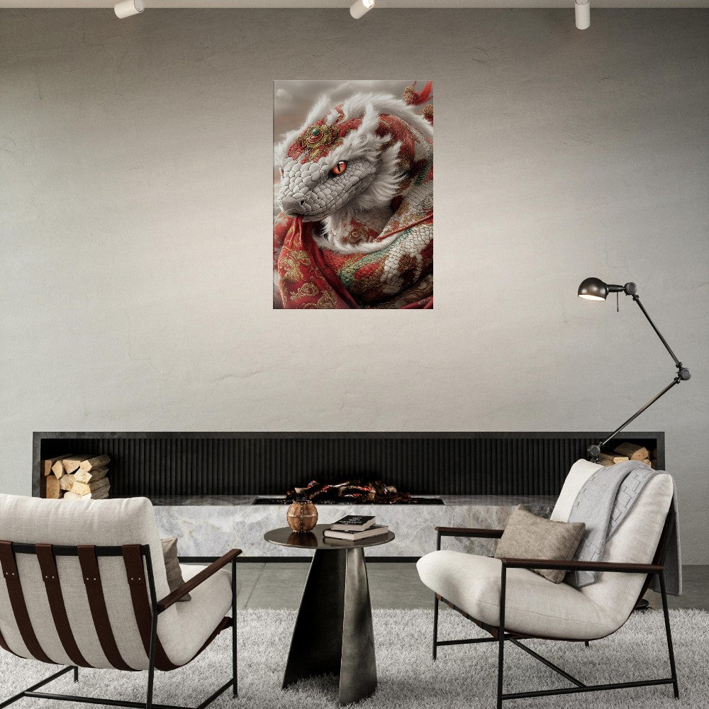 Majestic Snake Canvas Wall Art - ROMAG Store