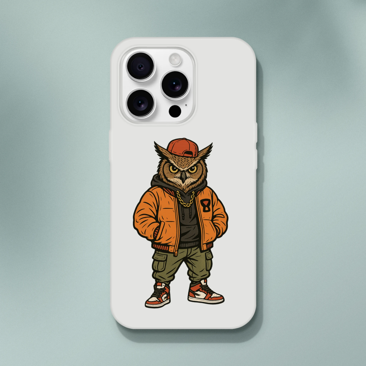 Cool Owl Swag iPhone Flexi Case - ROMAG Store