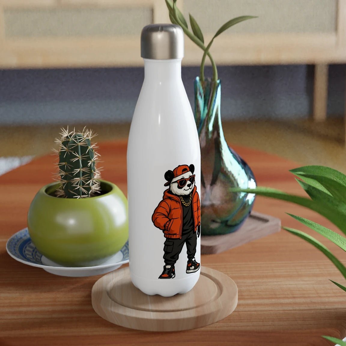 Cool Panda Streetwear Insulated Water Bottle - ROMAG Store