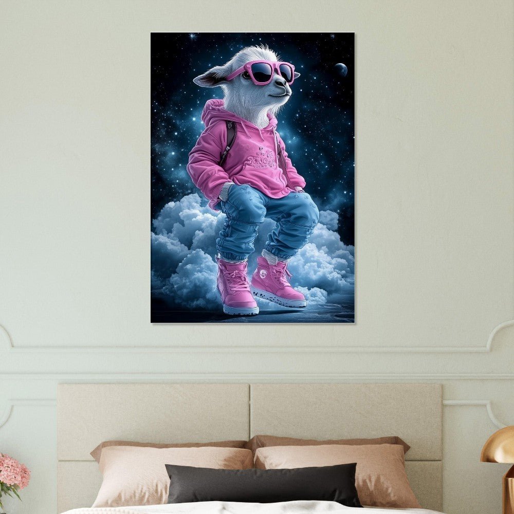 Cosmic Goat Canvas - ROMAG Store