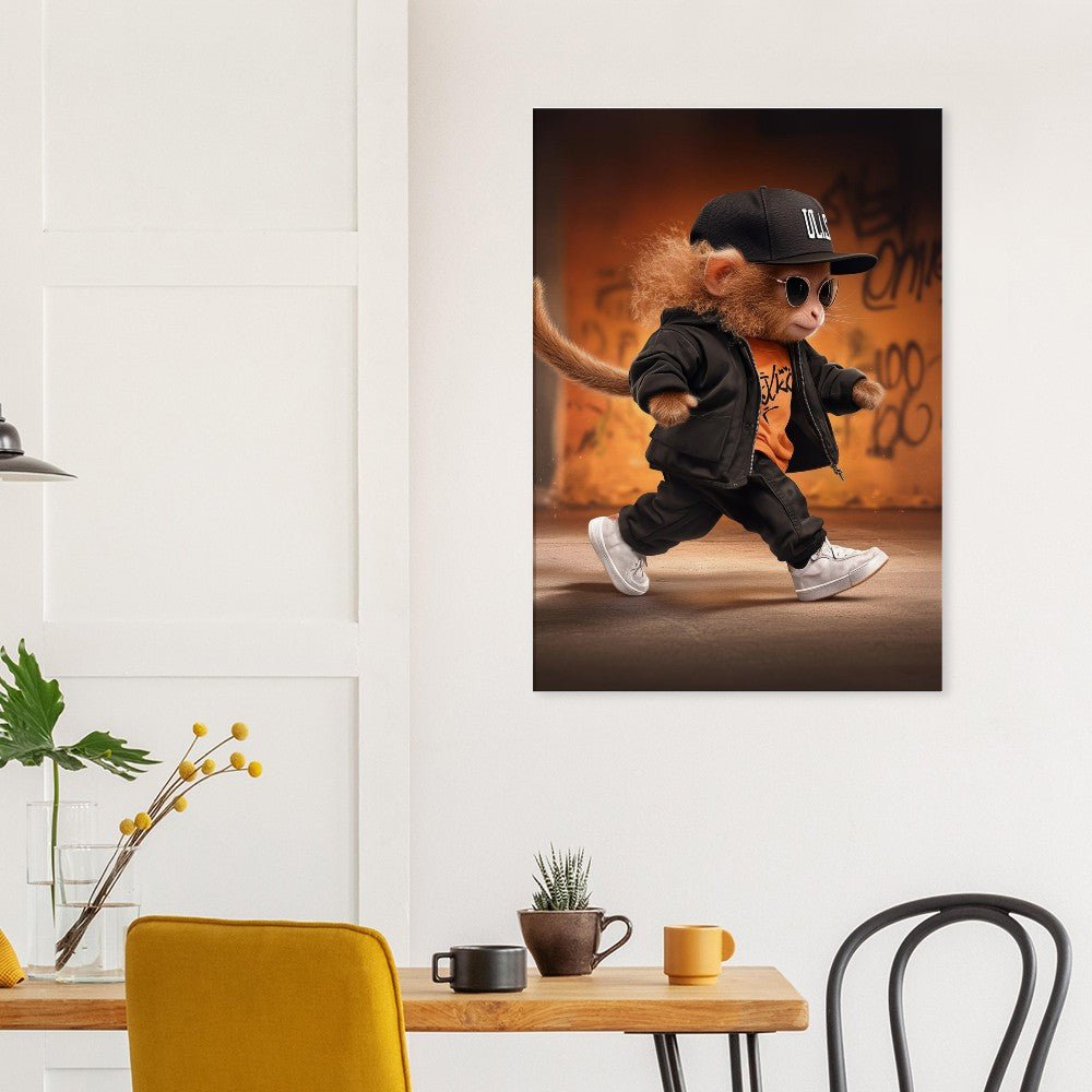 Urban Chic Monkey Canvas Art - ROMAG Store