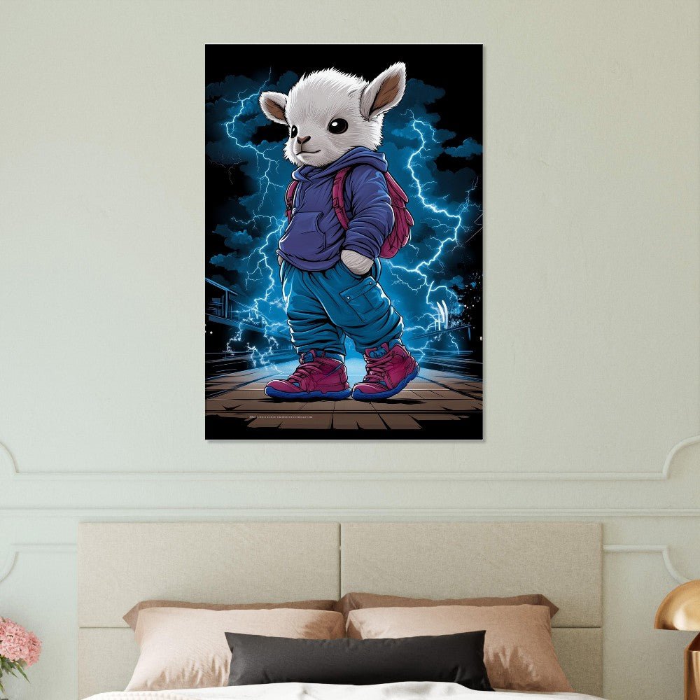 Urban Goat Chic Canvas Wall Art - ROMAG Store
