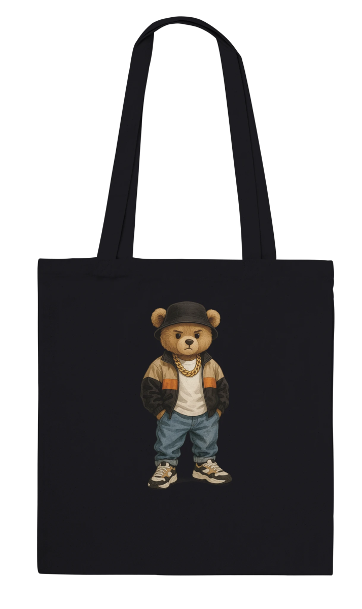 Cool Bear Hip - Hop Streetwear Tote Bag - ROMAG Store