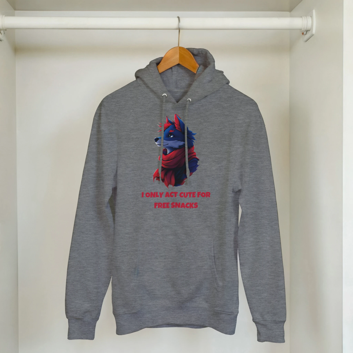 Cute Fox with Scarf Hoodie - ROMAG Store
