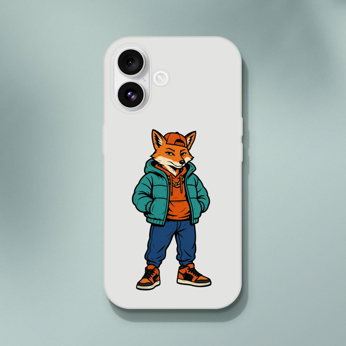 Cool Fox Streetwear iPhone Flexi Case - ROMAG Store