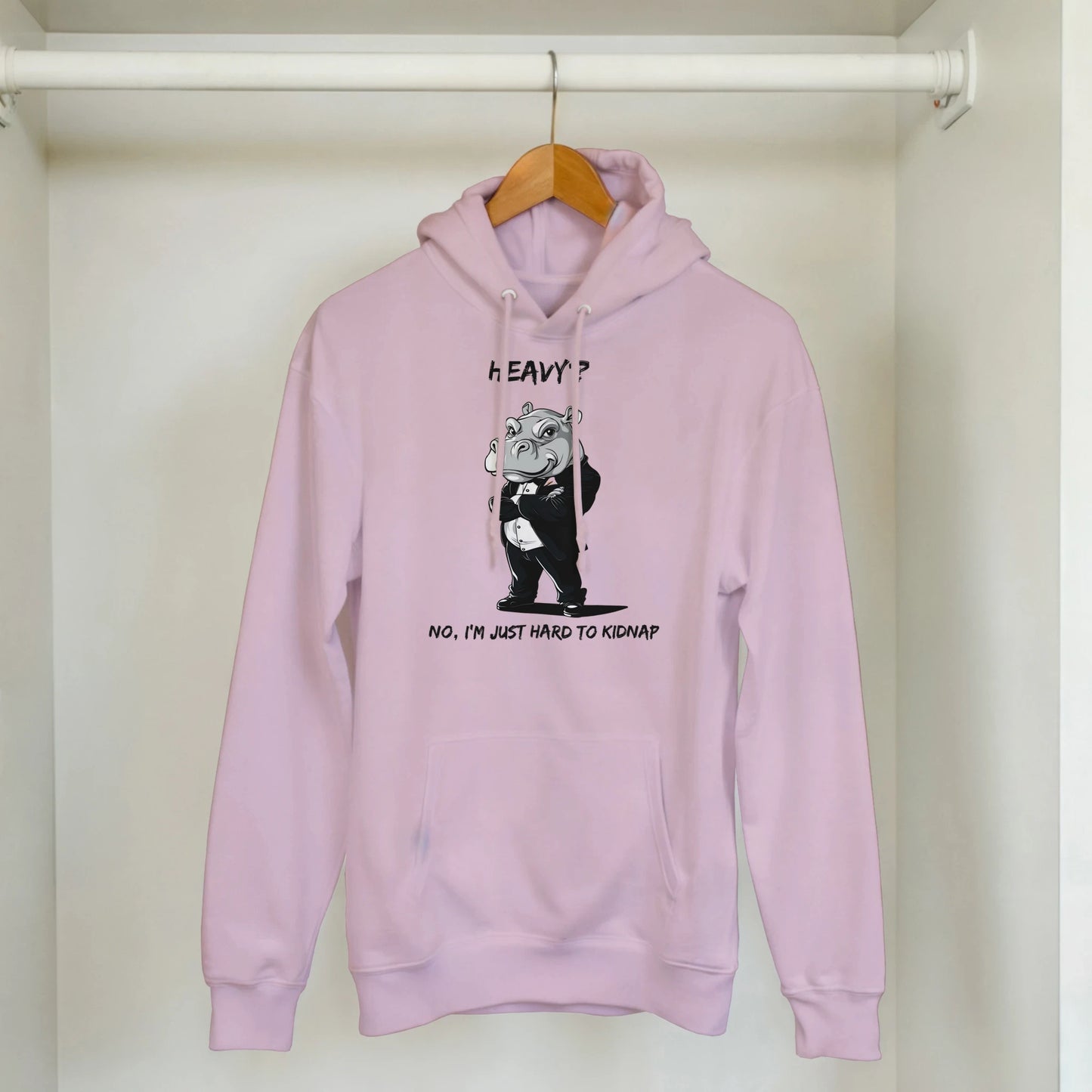 Dapper Hippo 'Hard to Kidnap' Hoodie - ROMAG Store