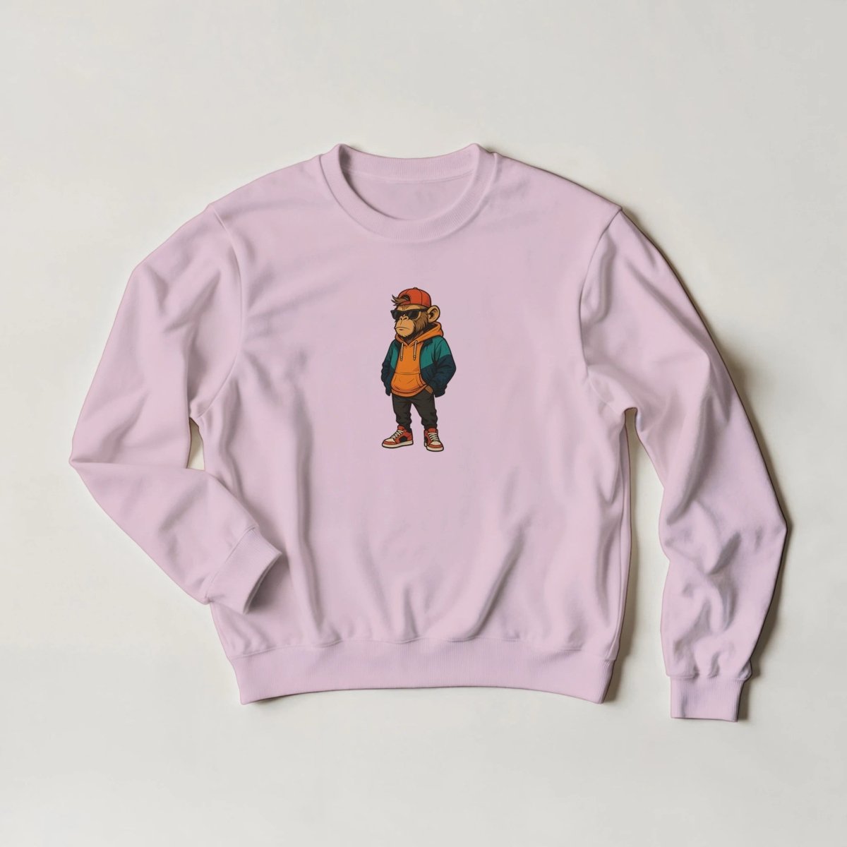 Chimp Drip Sweatshirt – Streetwear Graphic, Choose Your Color & Size! - ROMAG Store