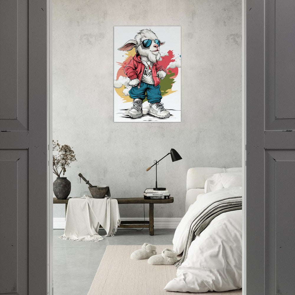 Urban Goat Swag Canvas Art - ROMAG Store