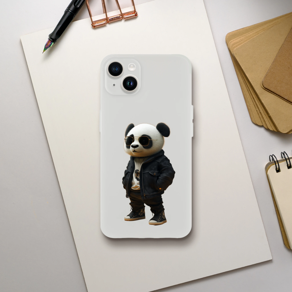 Cool Panda Urban Streetwear iPhone Flexi Case - ROMAG Store