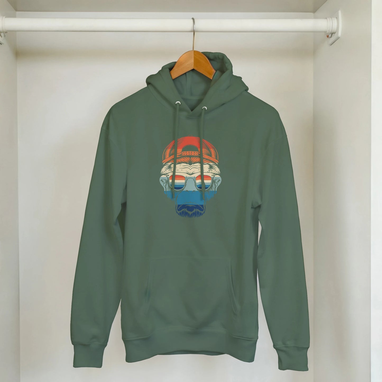 Retro Cool Ape Hoodie - ROMAG Store