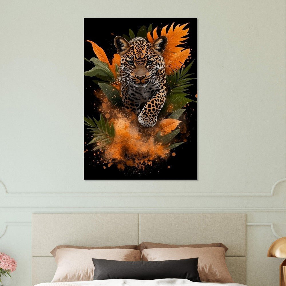 Leopard Jungle Canvas Art - ROMAG Store