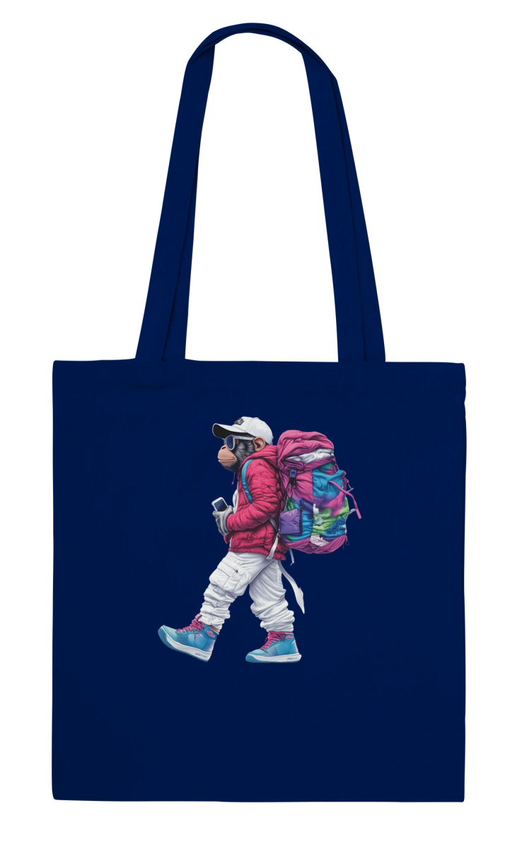 Vibrant Street Style Monkey Tote Bag - ROMAG Store
