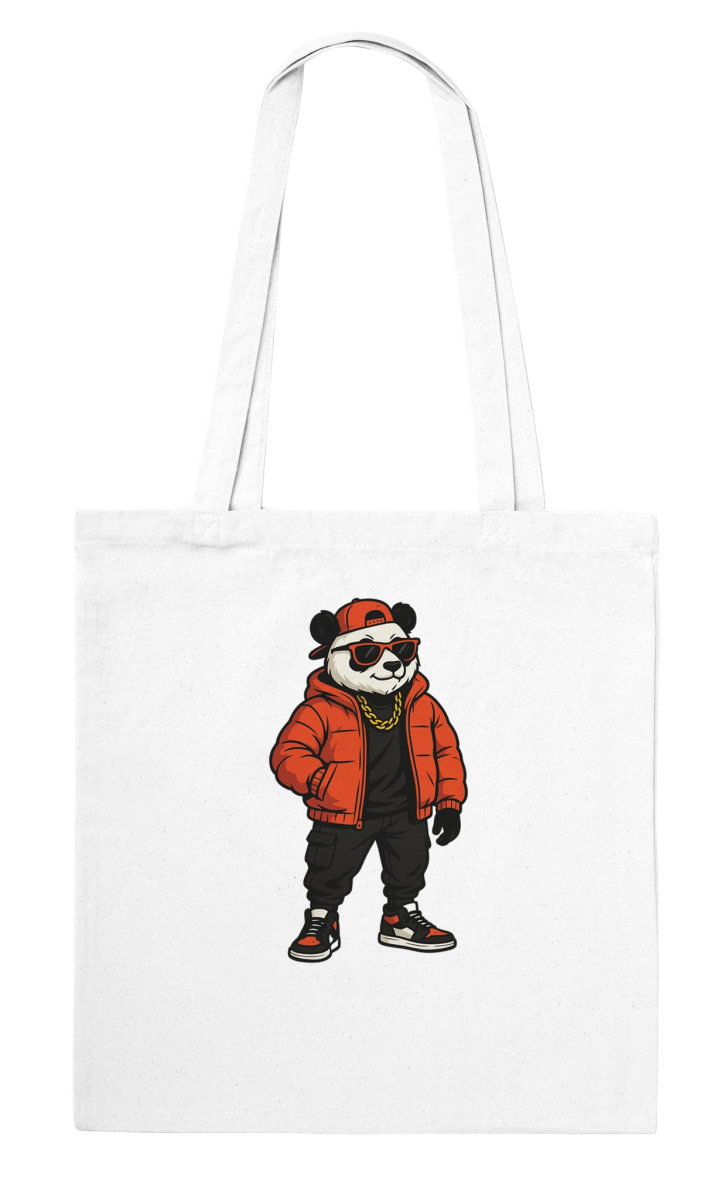 Cool Panda Streetwear Tote Bag - ROMAG Store