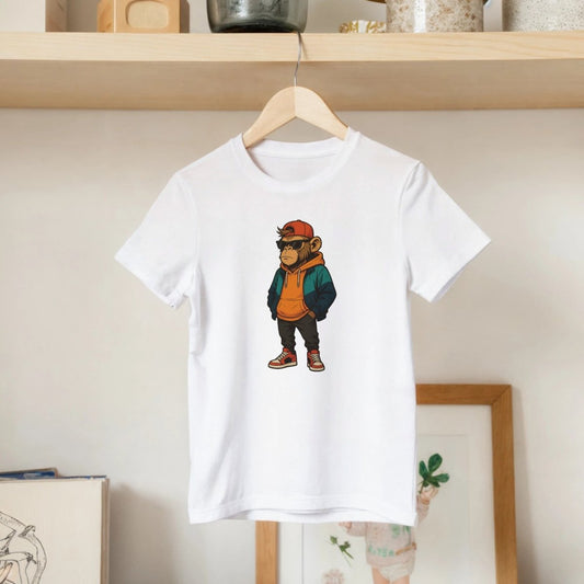 Cool Monkey Kids Streetwear Tee - ROMAG Store