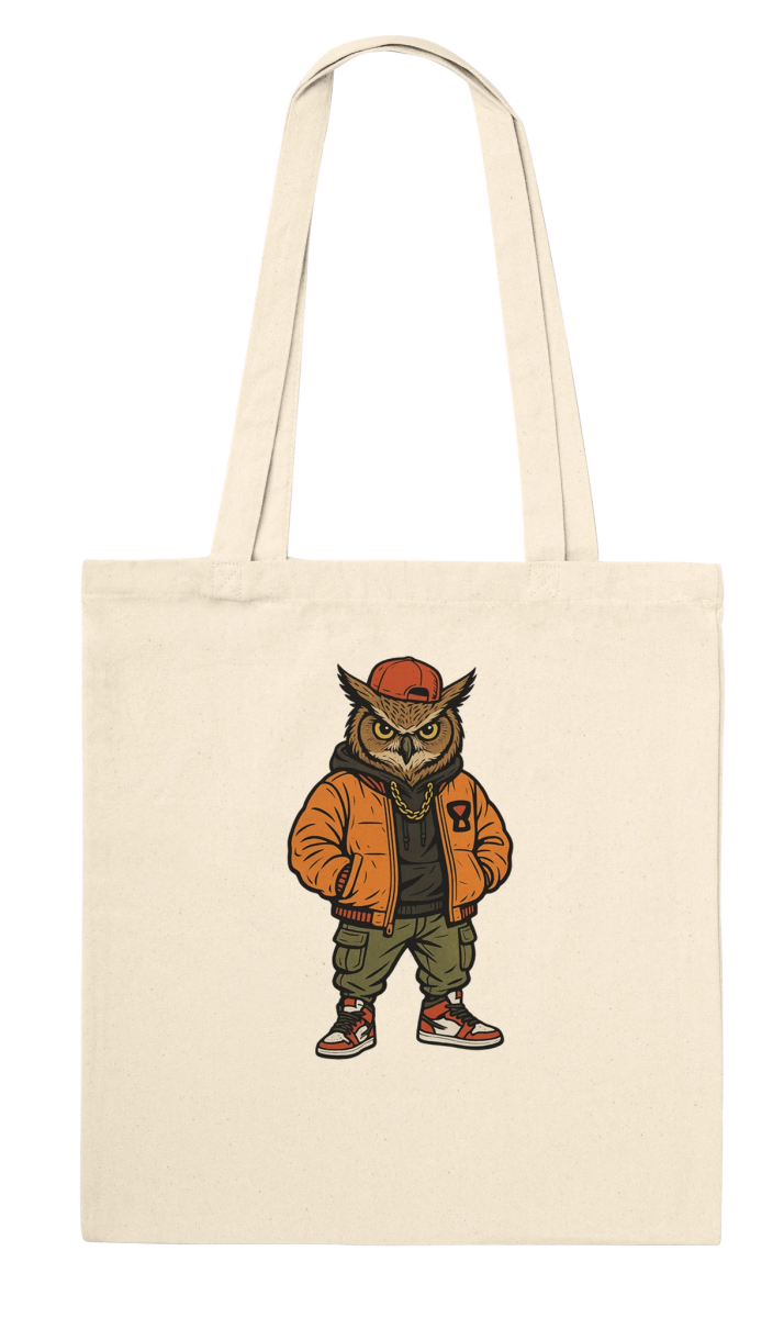 Cool Owl Streetwear Tote Bag - ROMAG Store
