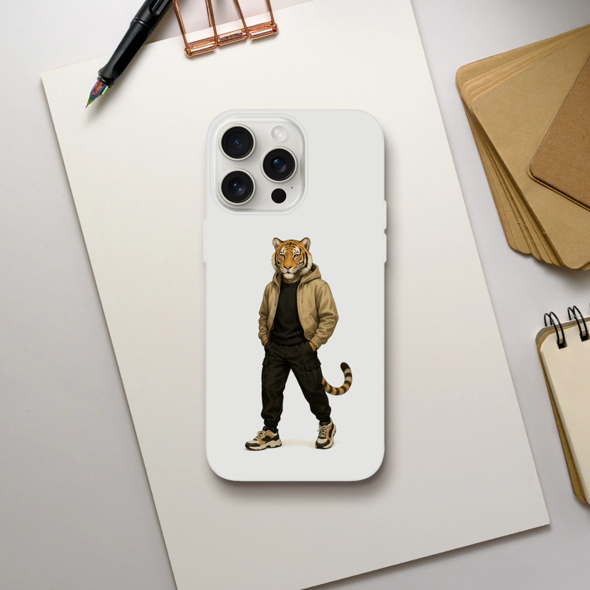Cool Tiger Streetwear iPhone Flexi Case - ROMAG Store