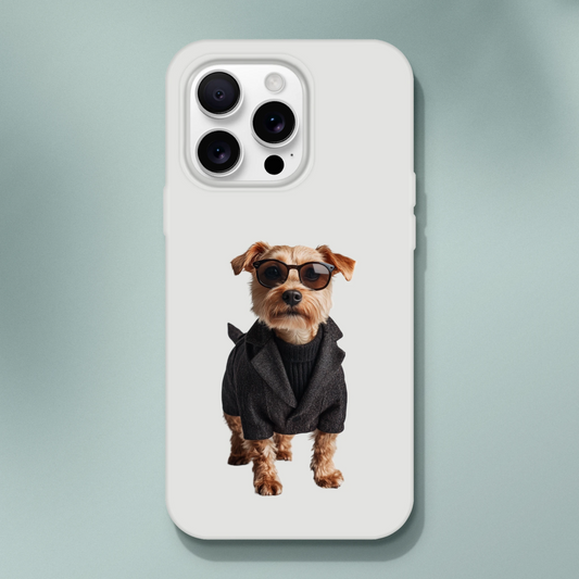 Dapper Terrier in Sunglasses iPhone Flexi Case - ROMAG Store