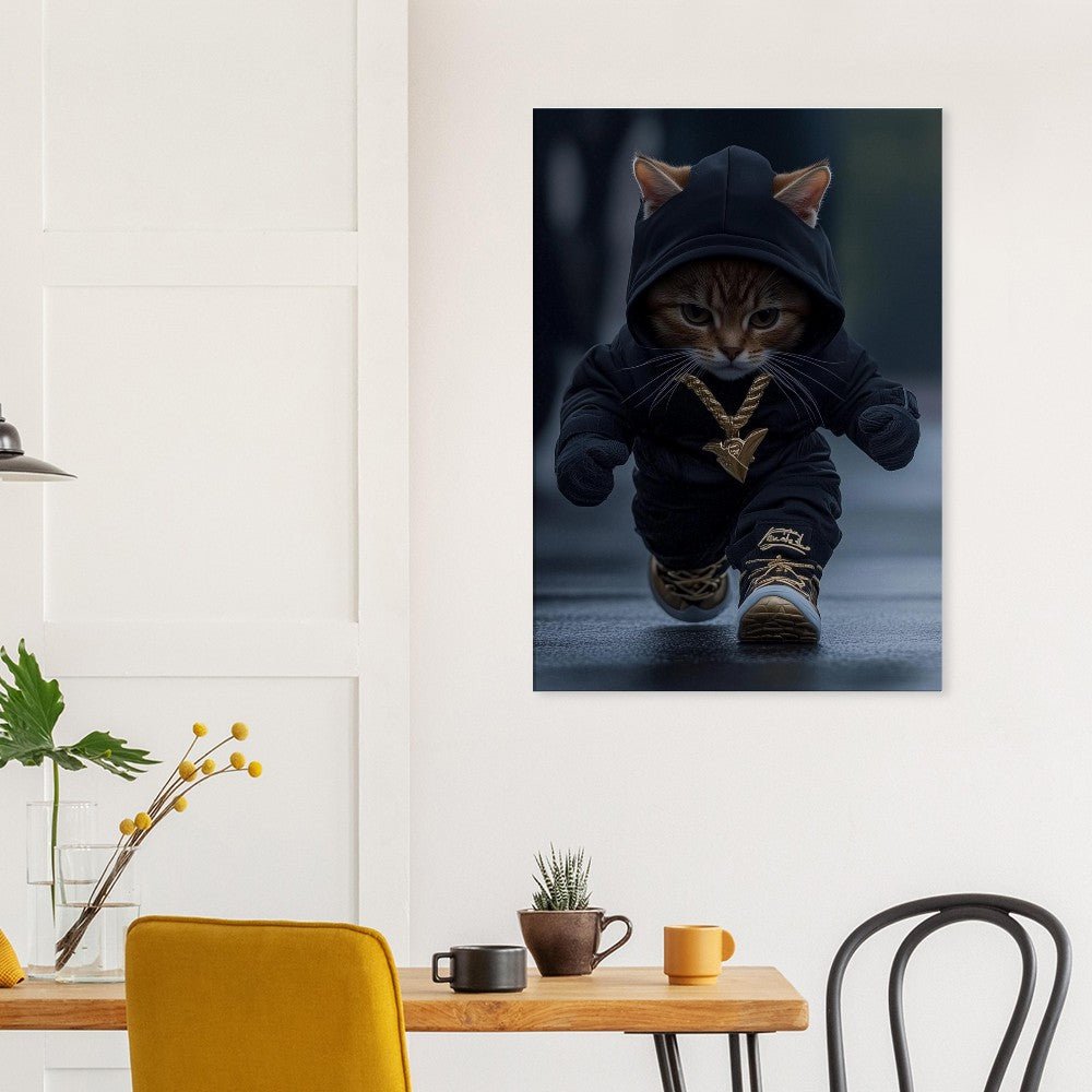 Urban Cat Canvas Art - ROMAG Store