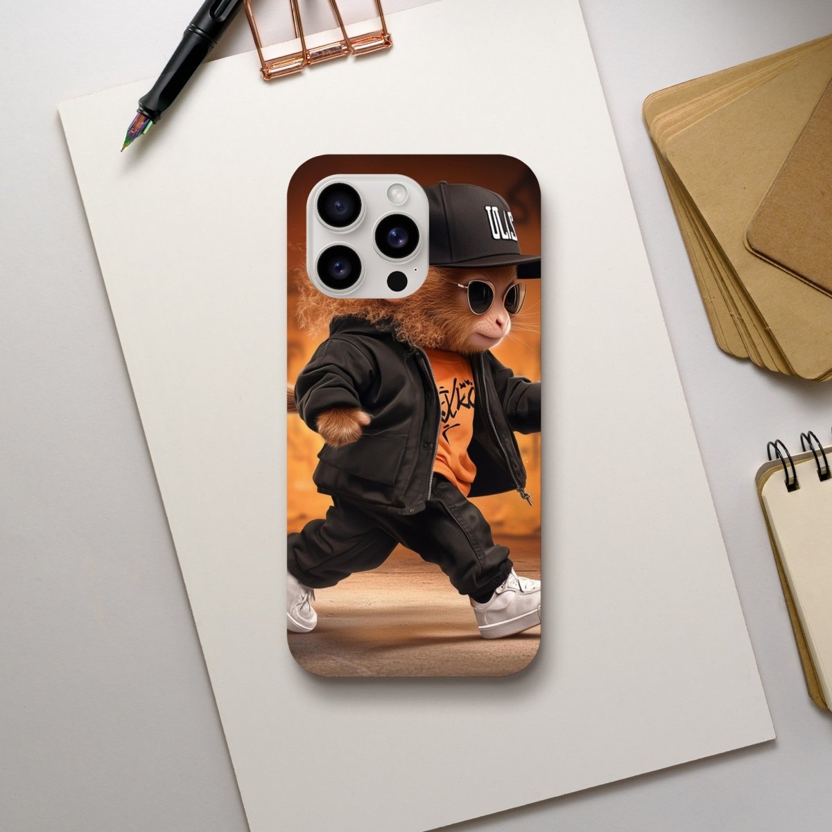 Street Smart Monkey iPhone Tough Case - ROMAG Store