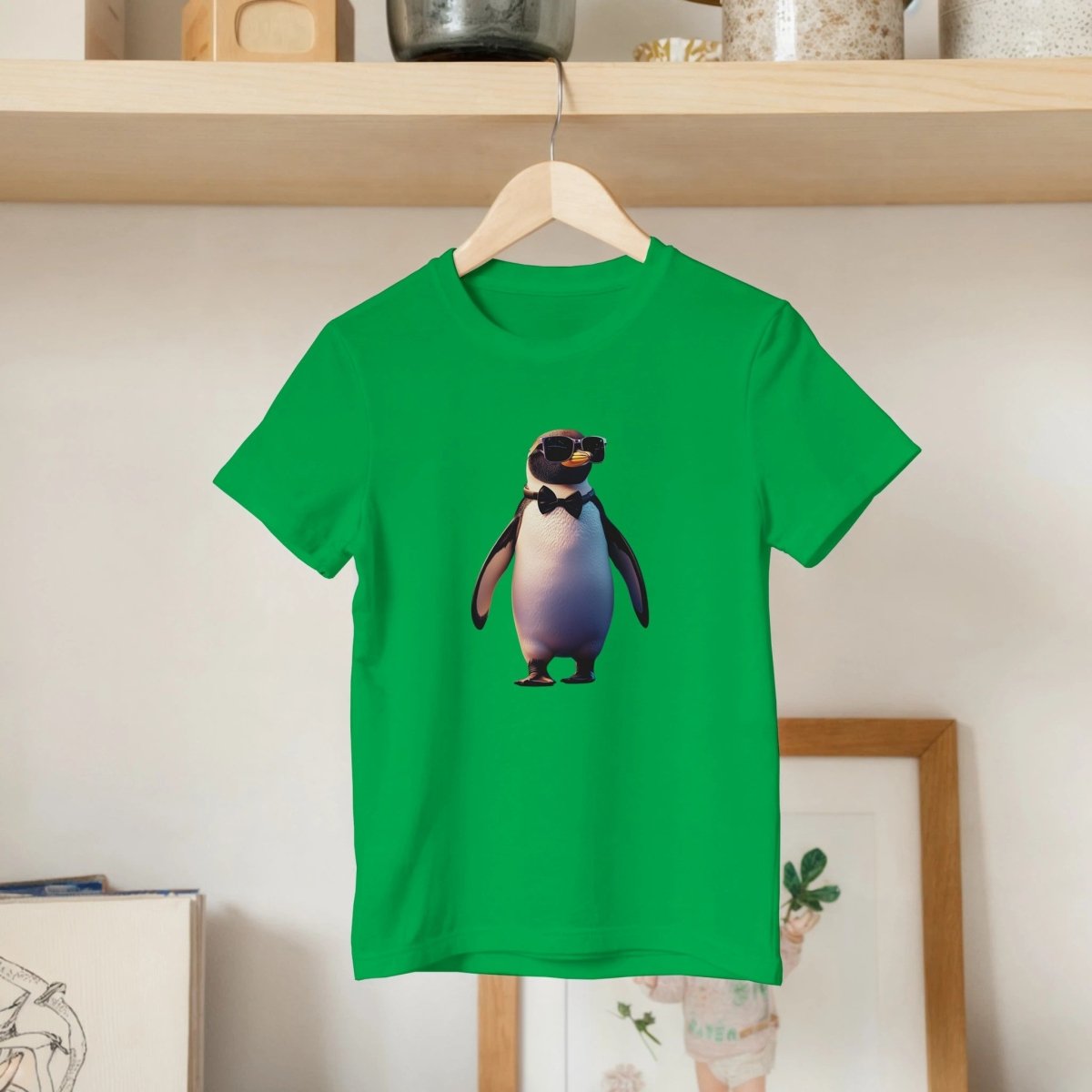 Cool Penguin Vibe Kids T-shirt - ROMAG Store