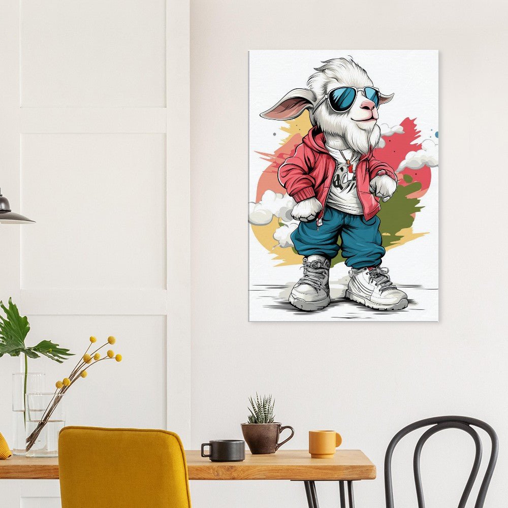 Urban Goat Swag Canvas Art - ROMAG Store