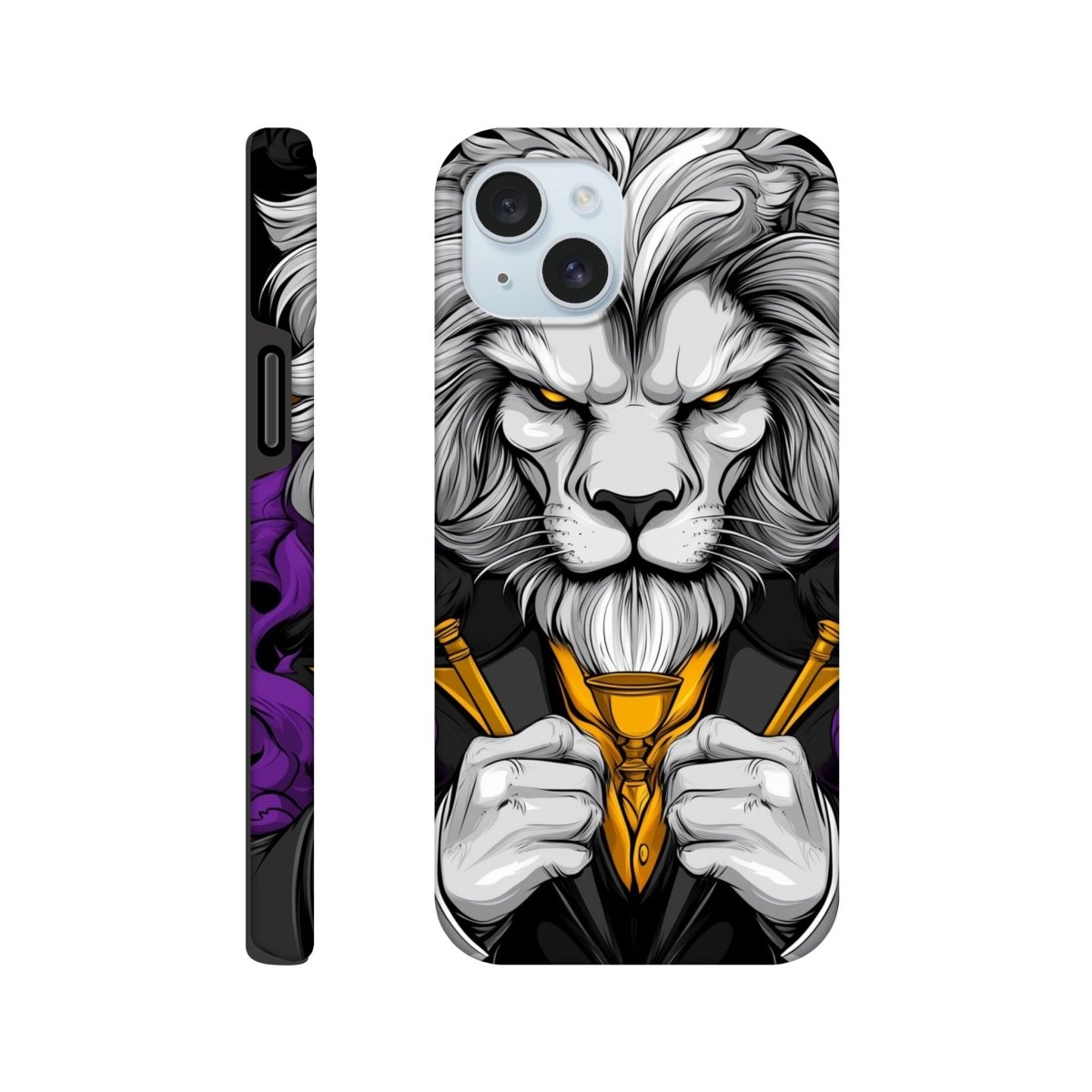 Regal Lion Dandy iPhone Tough Case - ROMAG Store