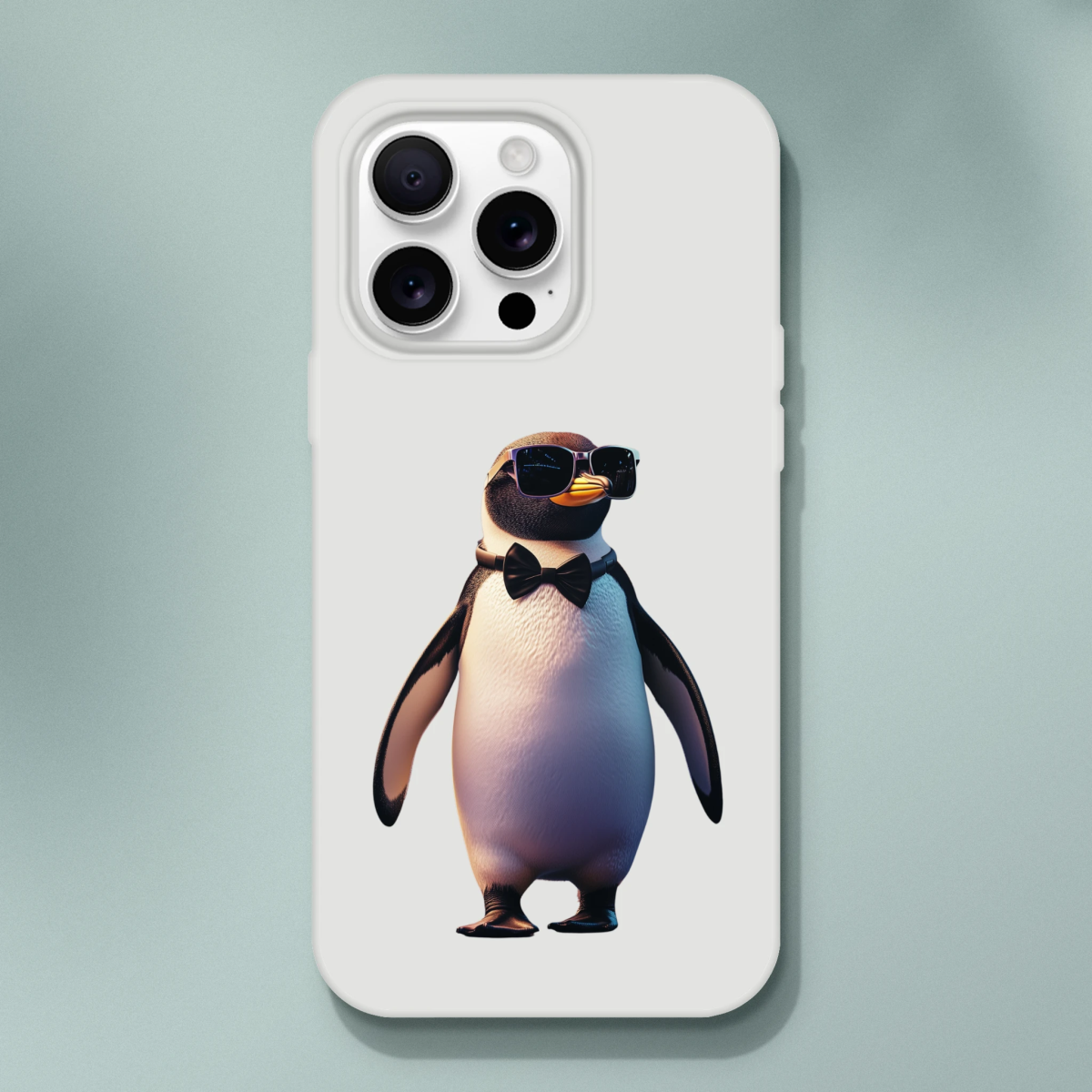 Chic Dapper Penguin iPhone Flexi Case - ROMAG Store