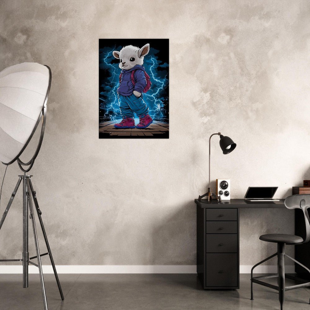 Urban Goat Chic Canvas Wall Art - ROMAG Store