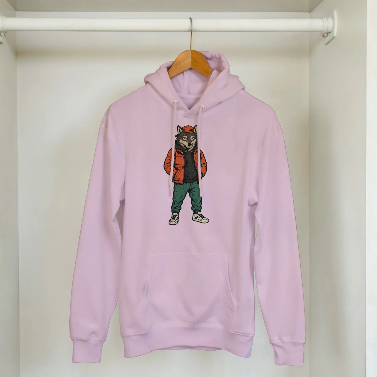 Alpha Wolf Streetwear Hoodie - ROMAG Store