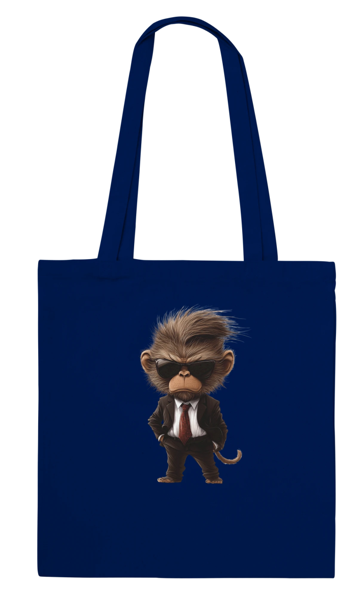 Suited Primate Street Style Tote Bag - ROMAG Store