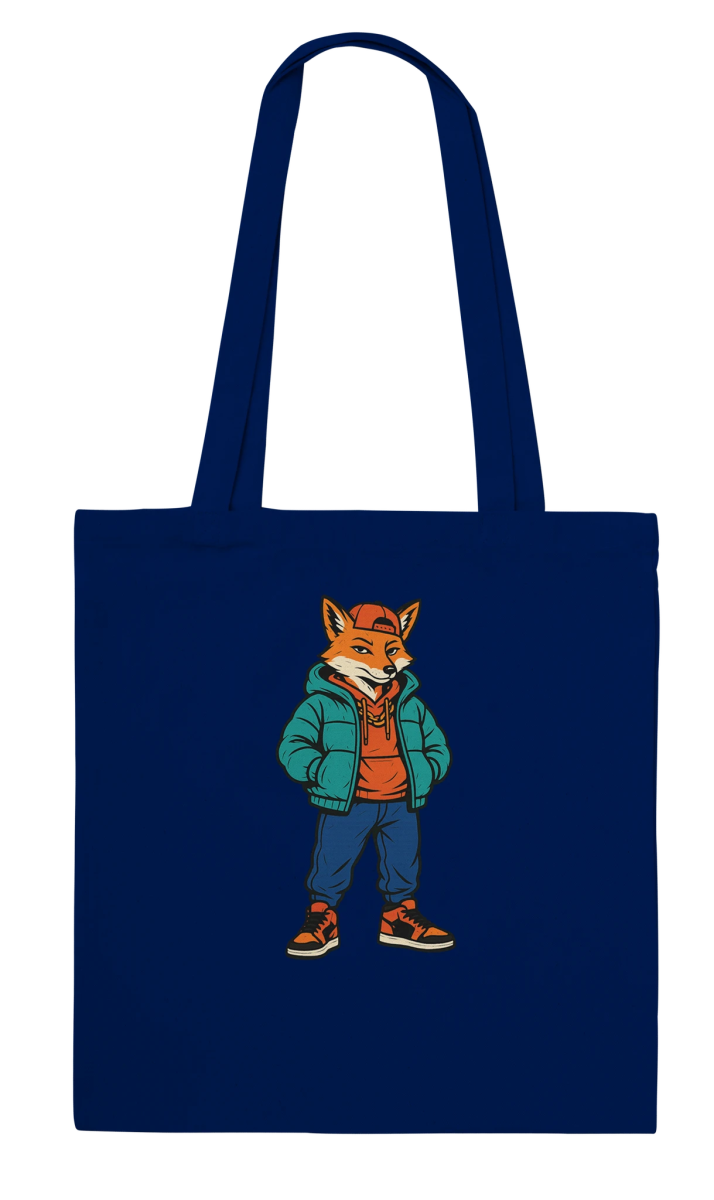 Cool Fox Streetwear Tote Bag - ROMAG Store