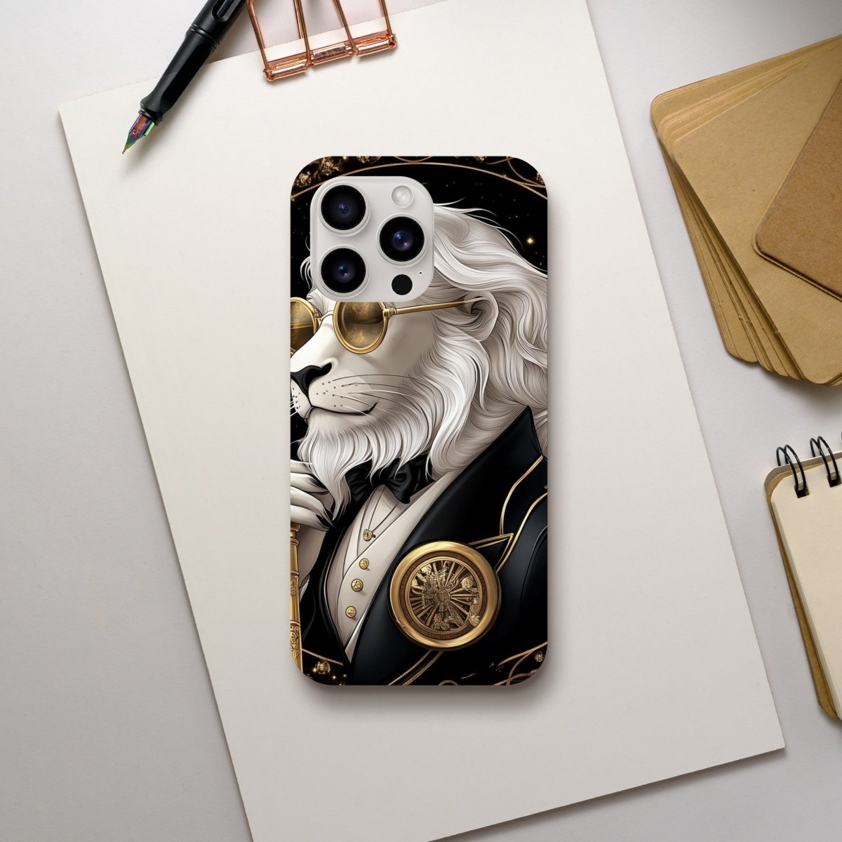 Regal Lion Dapper Gentleman iPhone Tough Case - ROMAG Store