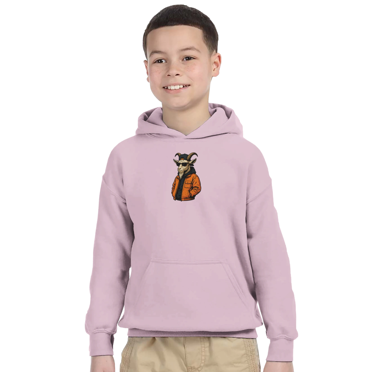 Street Style Goat Kids Hoodie - ROMAG Store