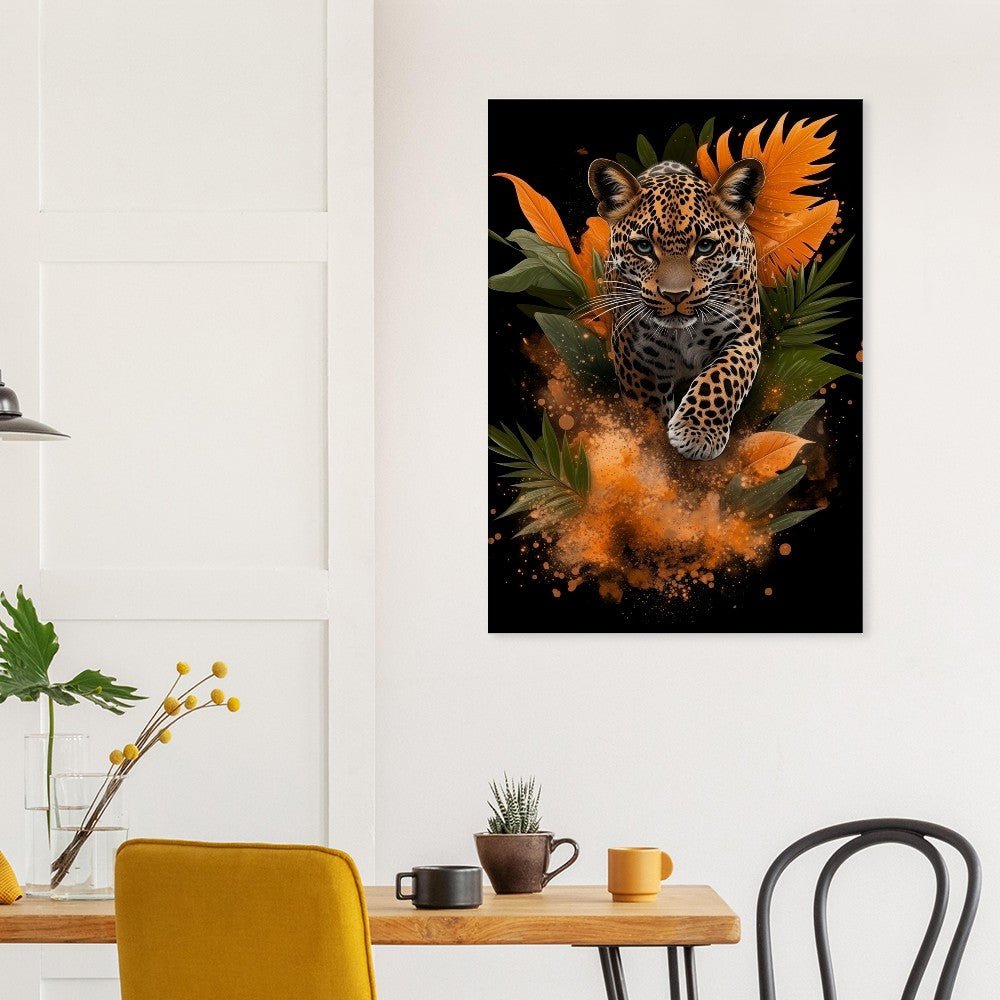 Leopard Jungle Canvas Art - ROMAG Store