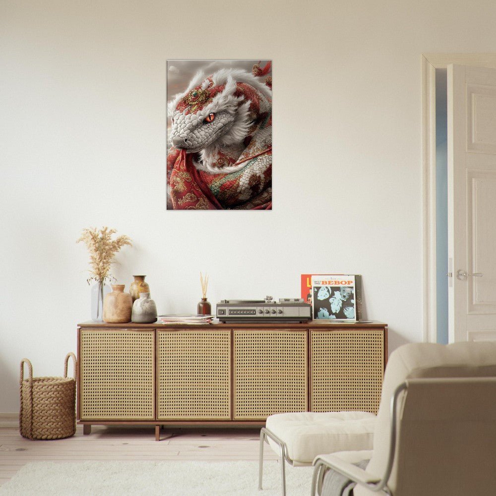 Majestic Snake Canvas Wall Art - ROMAG Store