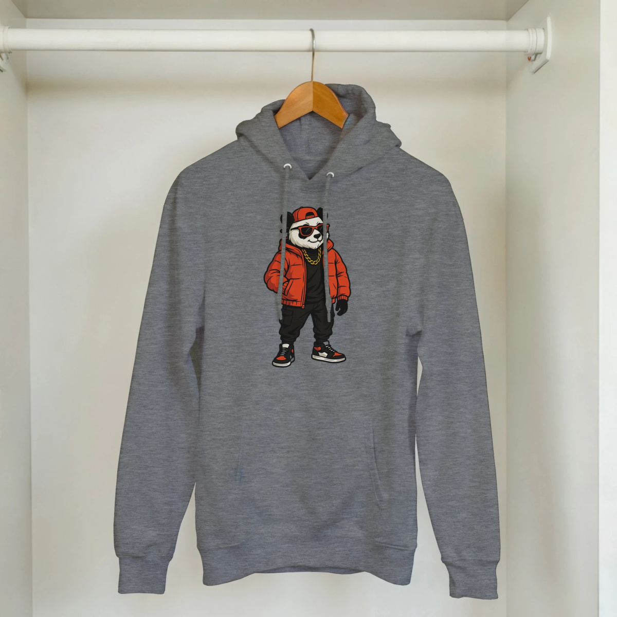 Cool Panda Streetwear Hoodie - ROMAG Store