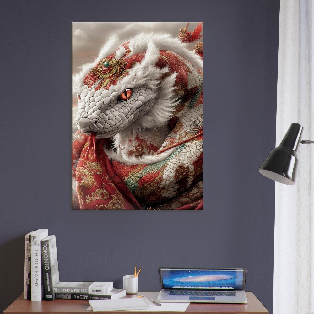 Majestic Snake Canvas Wall Art - ROMAG Store