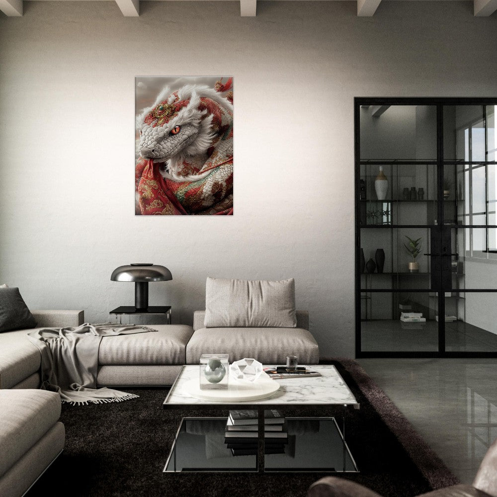 Majestic Snake Canvas Wall Art - ROMAG Store