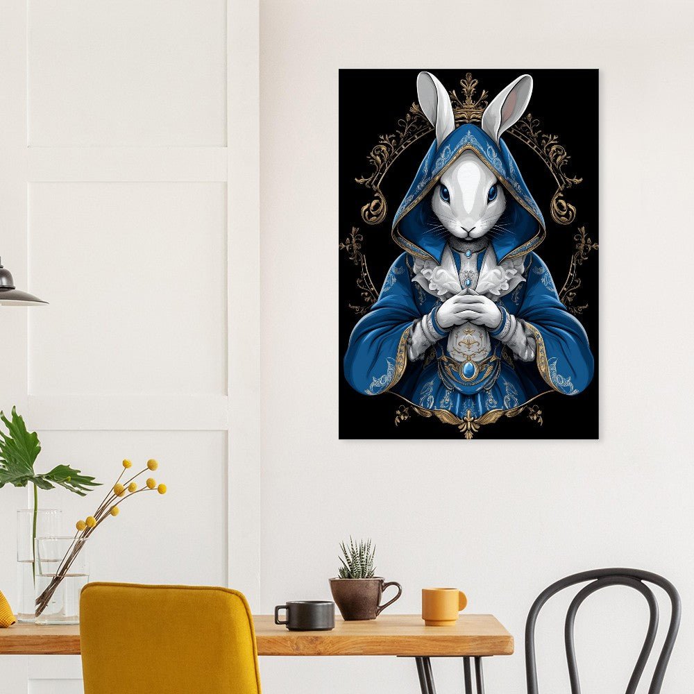 Royal Rabbit Canvas Art - ROMAG Store