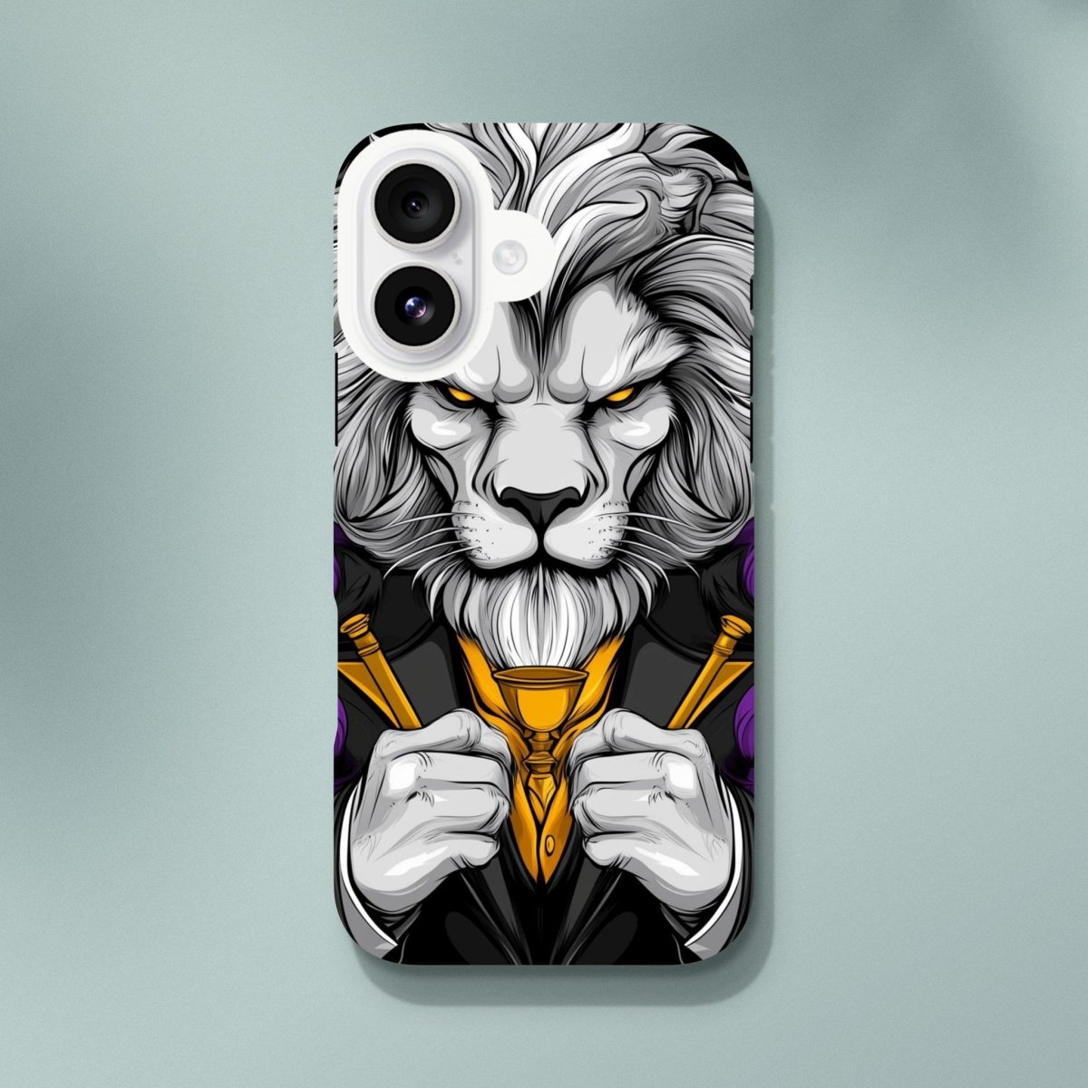 Regal Lion Dandy iPhone Tough Case - ROMAG Store