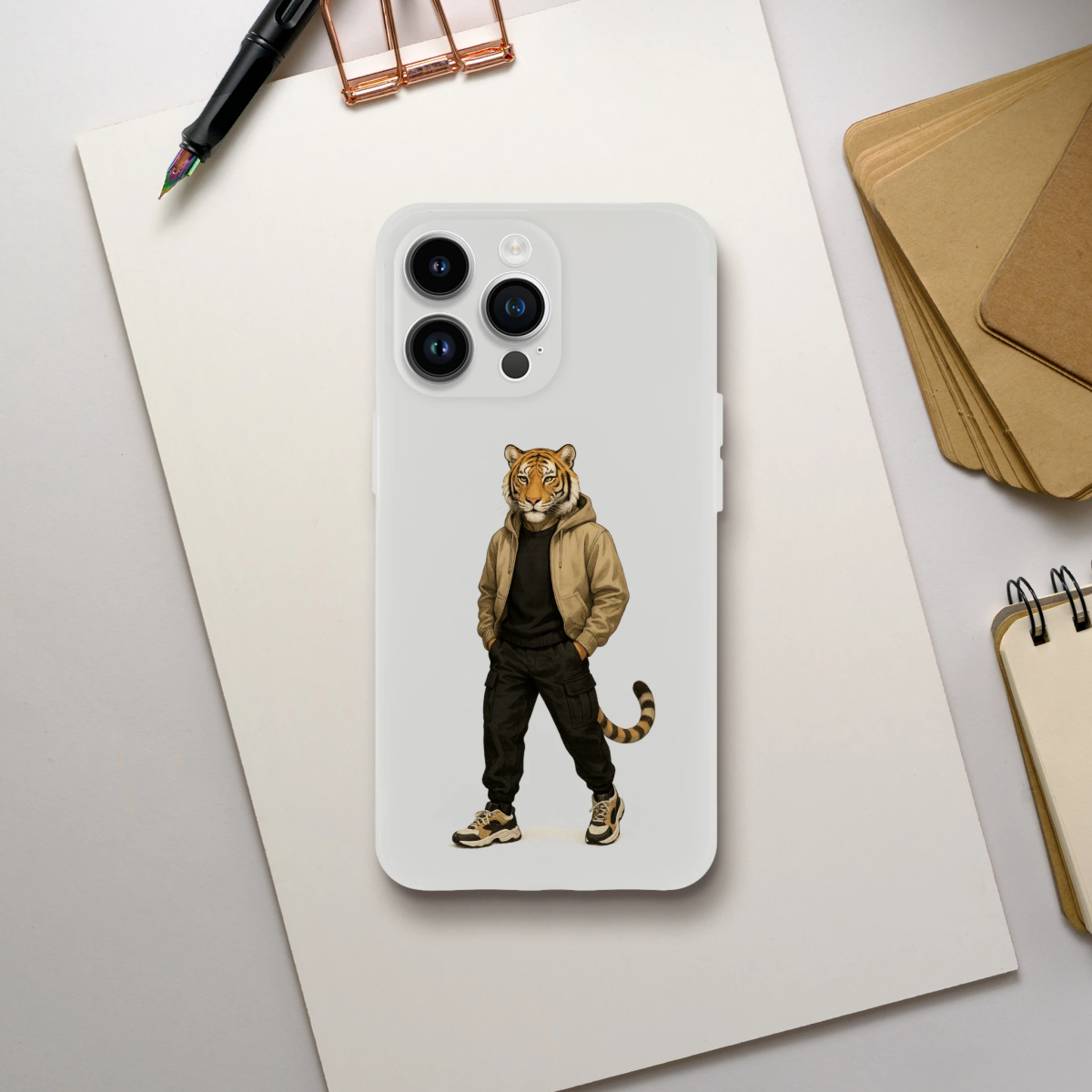 Cool Tiger Streetwear iPhone Flexi Case - ROMAG Store