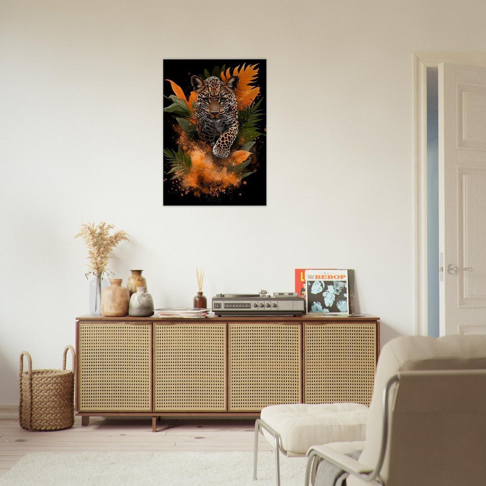 Leopard Jungle Canvas Art - ROMAG Store