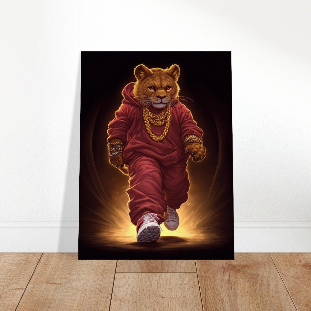 Lion Cub in Hoodie Canvas - ROMAG Store