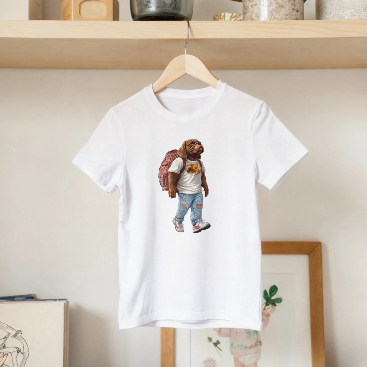 Cool Bulldog Street Style Kids Tee - ROMAG Store