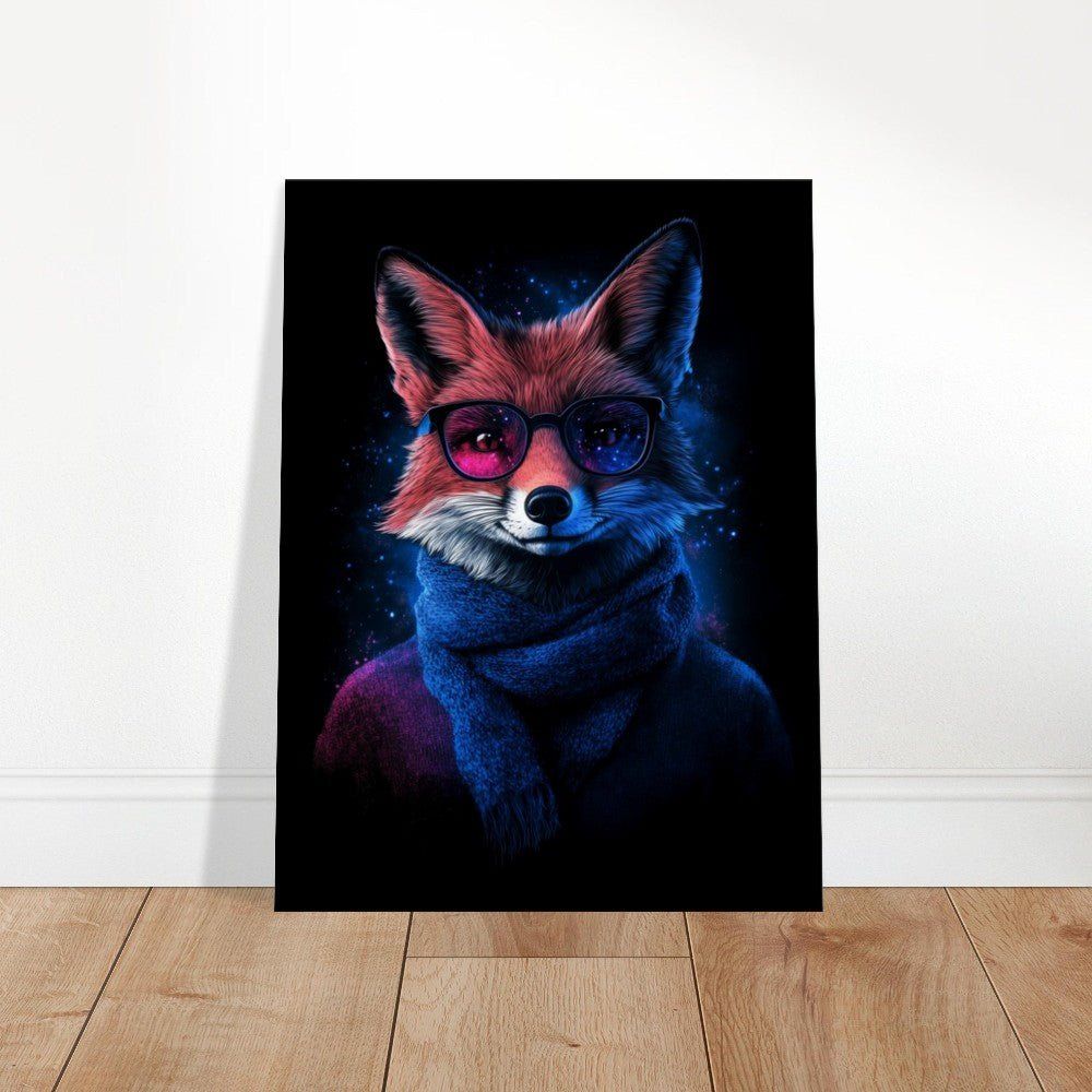 Cosmic Cool Fox Canvas - ROMAG Store