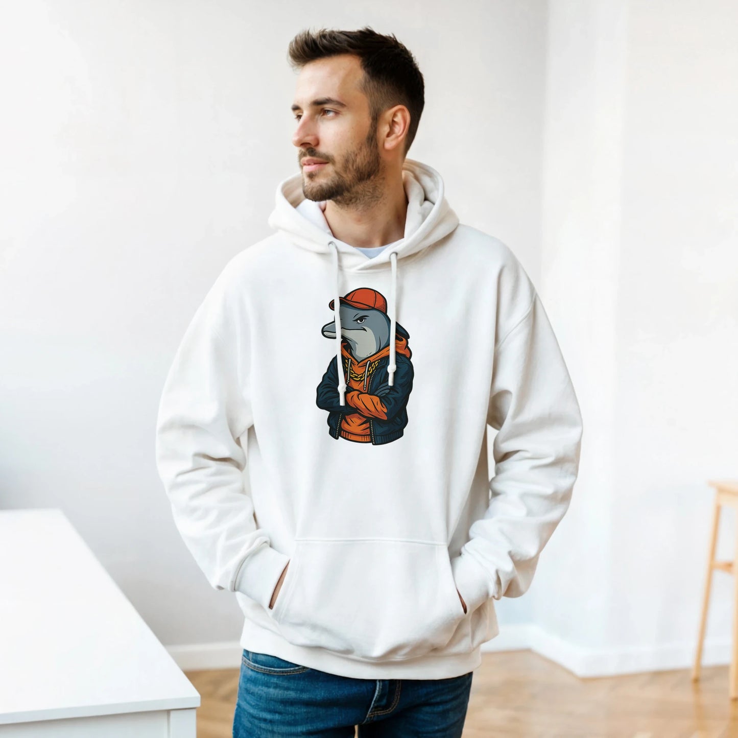 Dolphin Street Swag Hoodie - ROMAG Store