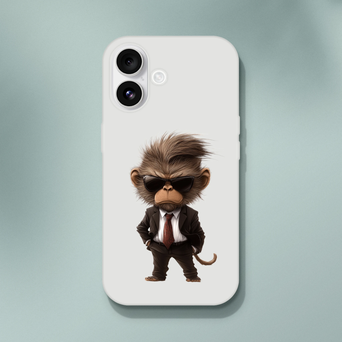 Chic Monkey Boss iPhone Flexi Case - ROMAG Store