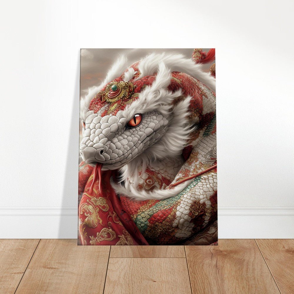 Majestic Snake Canvas Wall Art - ROMAG Store