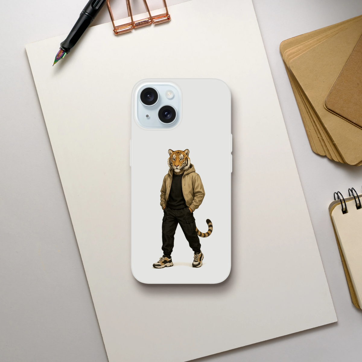 Cool Tiger Streetwear iPhone Flexi Case - ROMAG Store